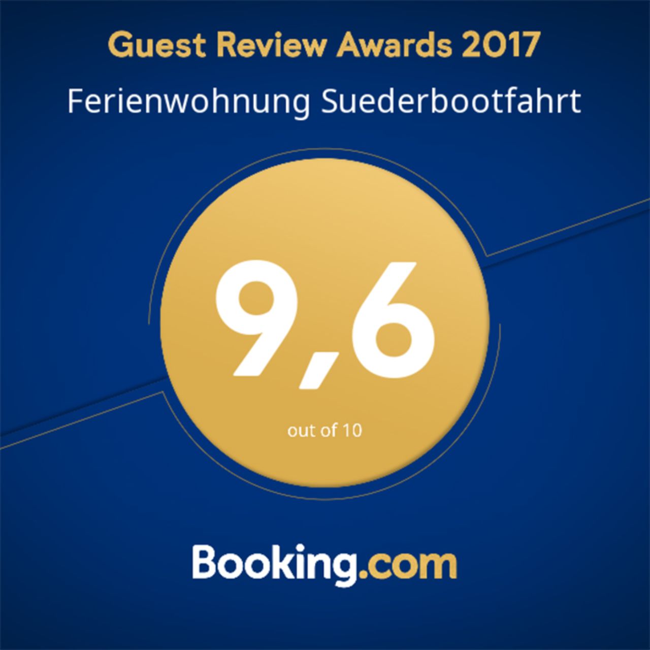 Gästebewertung von booking.com Süderbootfahrt Katingsiel