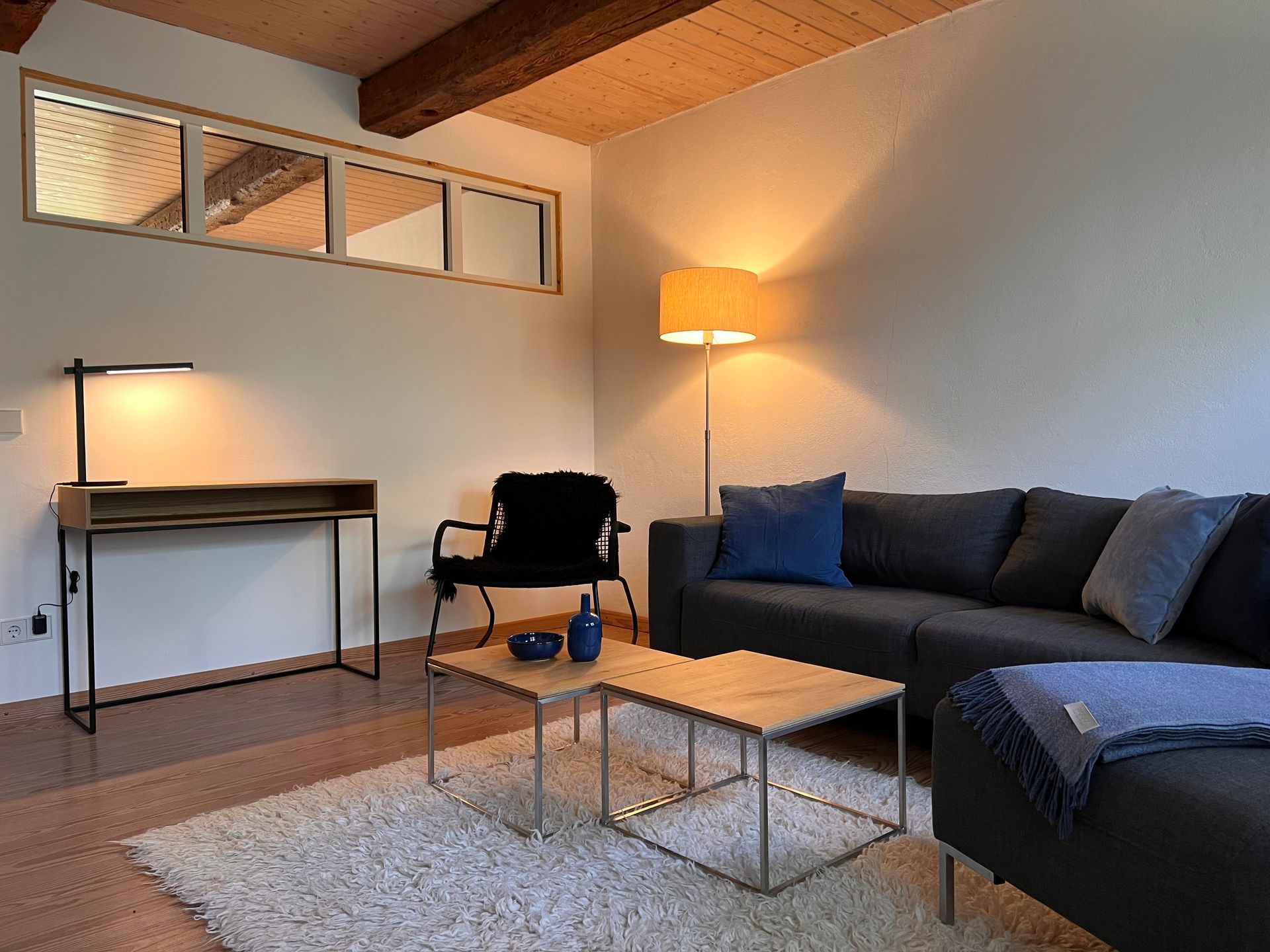 Wohnzimmer Ferienwohnung Süderbootfahrt Katingsiel