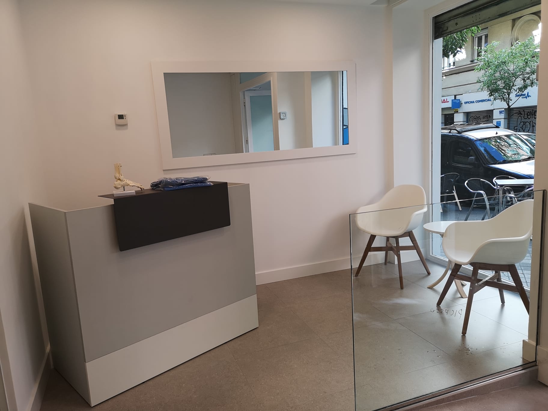 Recepción y sala de espera