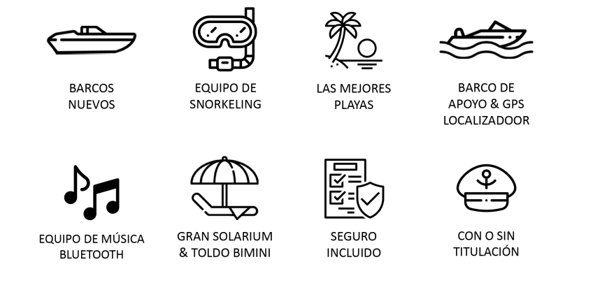 Bootsverleih in San Antonio