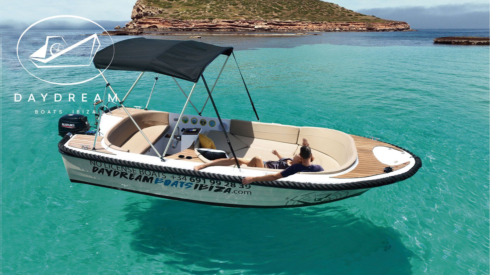 Alquiler de barco sin licencia en Ibiza