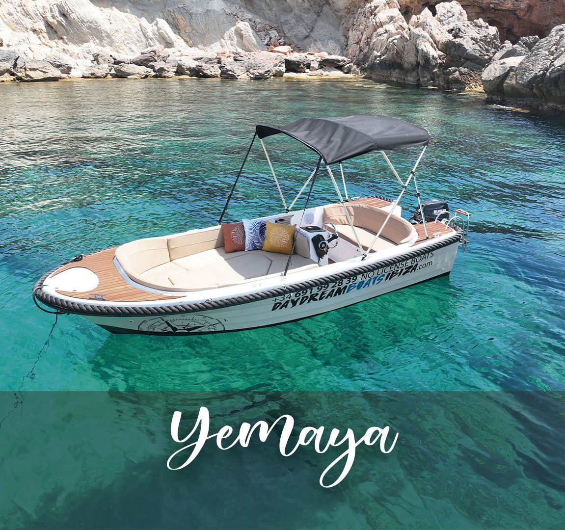 Barcos sin licencia - Alquiler Barco Ibiza Daydreamboatsibiza