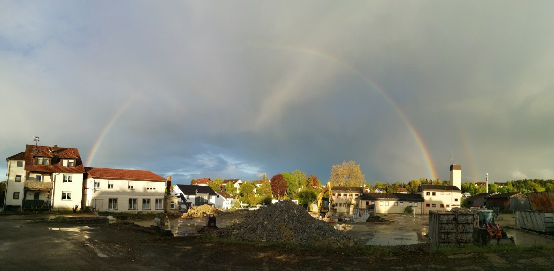 Bild: B.Rentschler Baufeld auf ehemaligem Pfeifer Areal frei für das neue Feuerwehrhaus