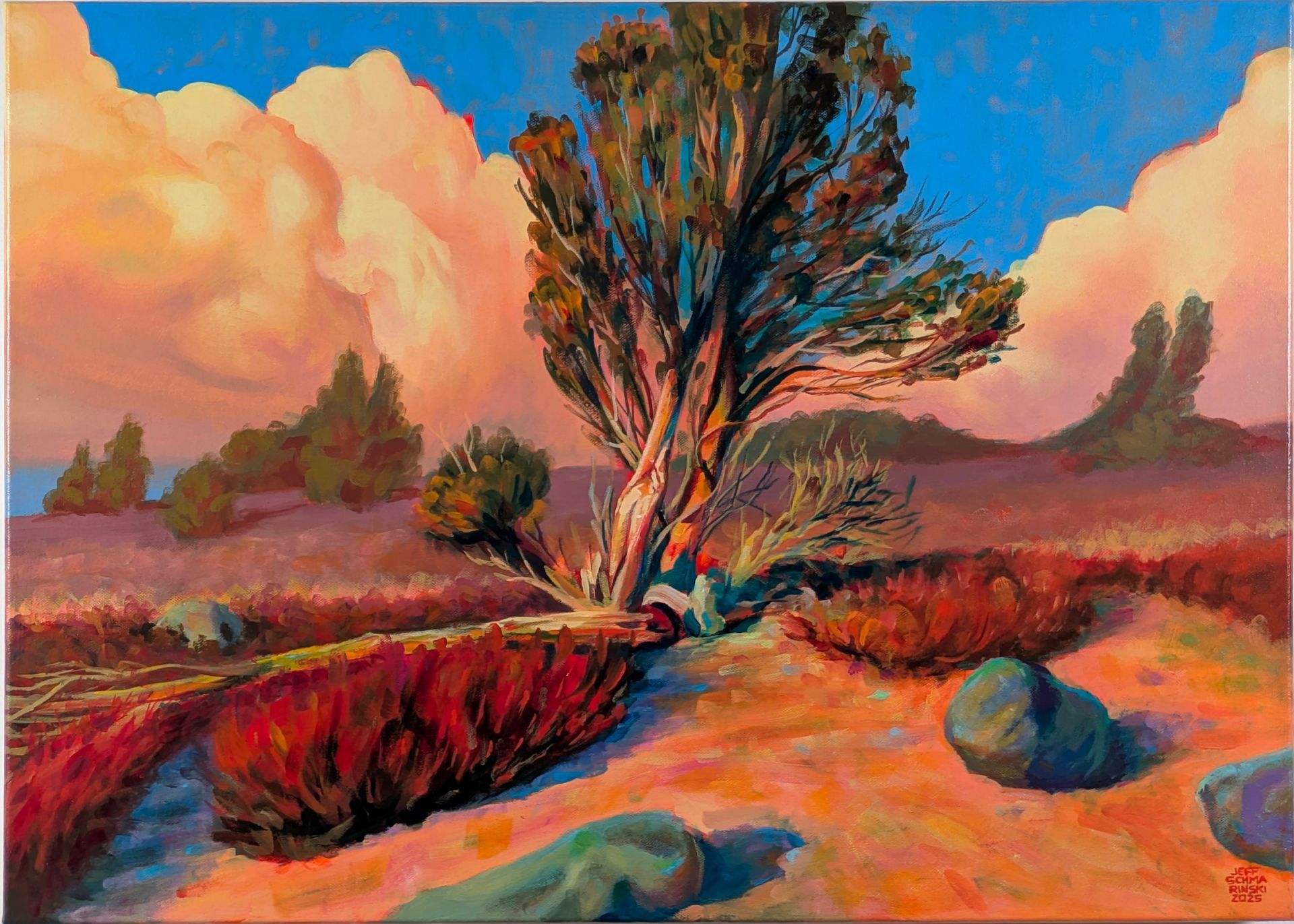 Radenbach Wacholder- Acryl auf Leinwand 70x50cm 2025 -Radenbach Wacholder- Acryl auf Leinwand 70x50cm 2025