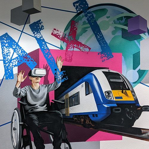 Fotorealistische Wandgestaltung und Urban Art für Unternehmen und Privaträume, 100% Sprühdose von Lovedraft Studio.