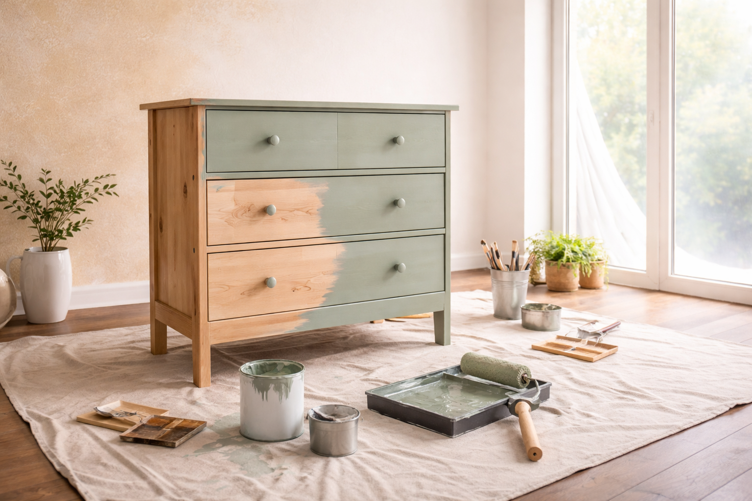 Upcycling Möbelprojekt mit Kreidefarbe von Farben Manufaktur