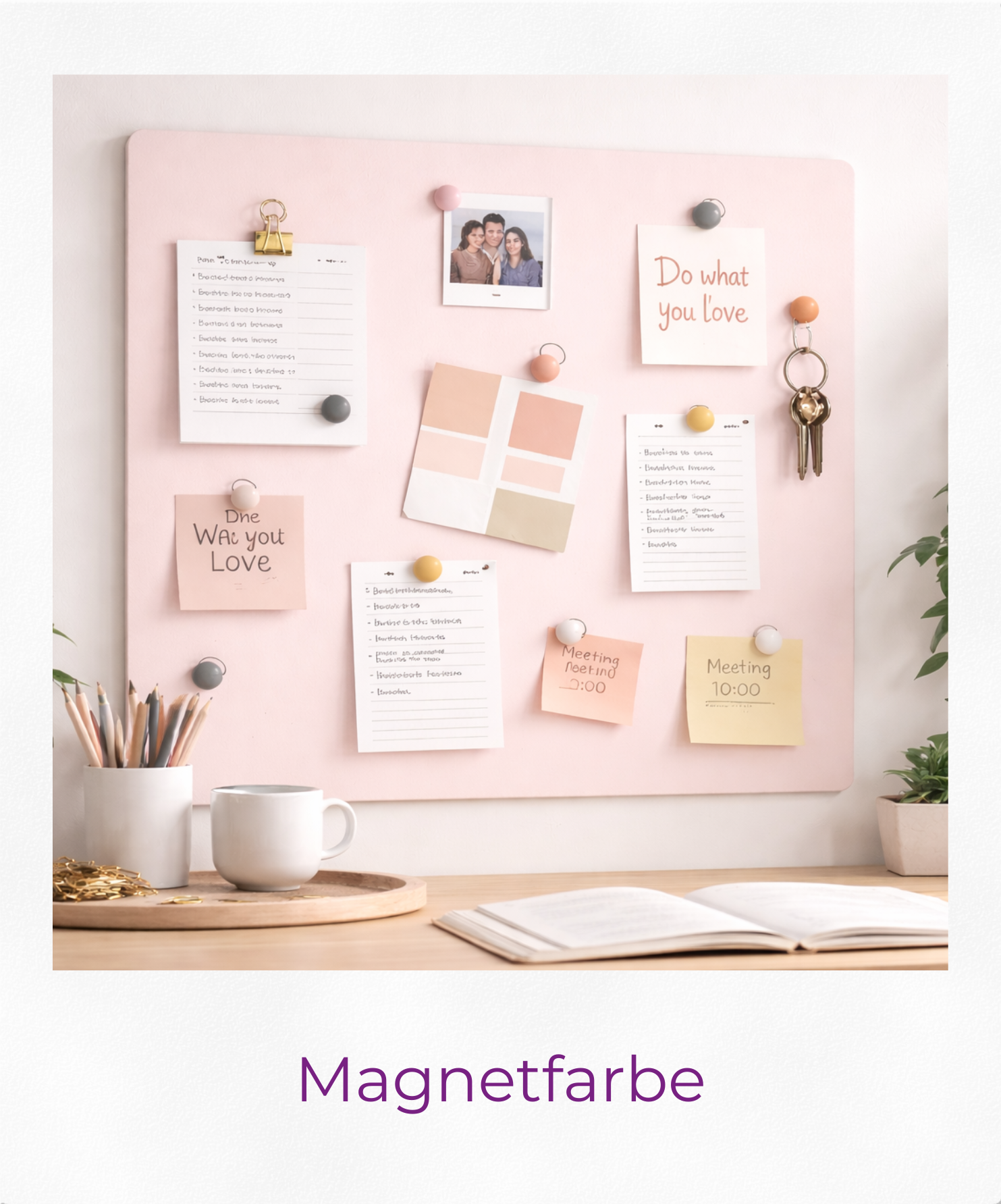 Produktgrafik Magnetfarbe als Polaroid