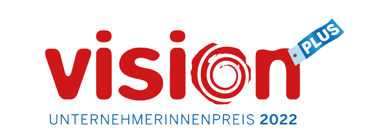 VisionPlus Unternehmerinnenpreis 2022 Logo als Auszeichnung