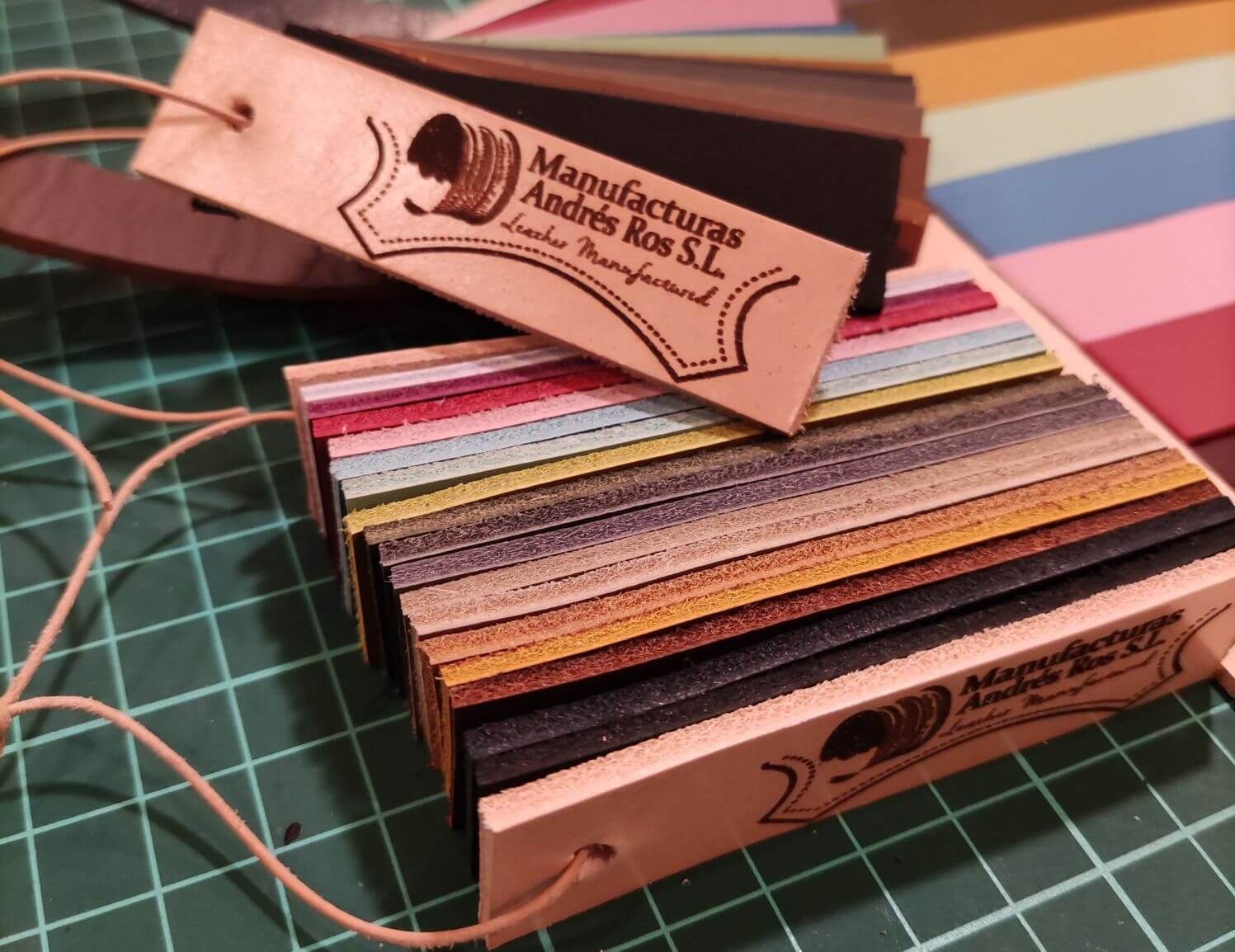 Handle leather strips