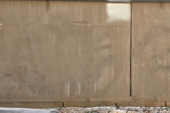 Betonwand ohne Graffiti