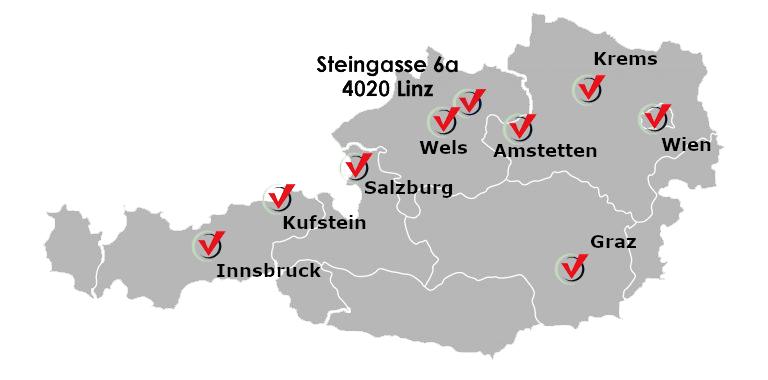 Saugbagger Oberösterreich - Standorte