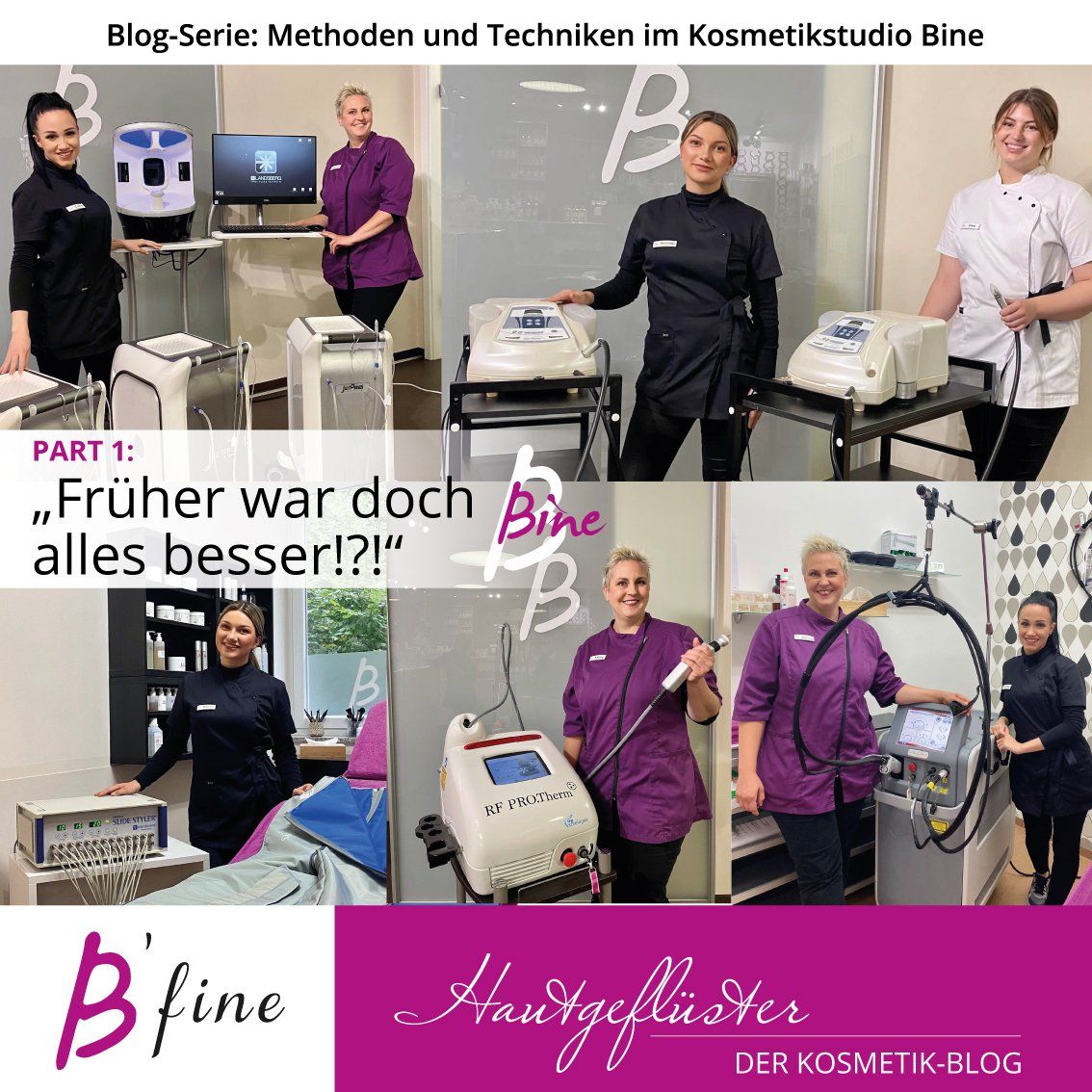 Früher war doch alles besser? Modernste Technik in der Kosmetik