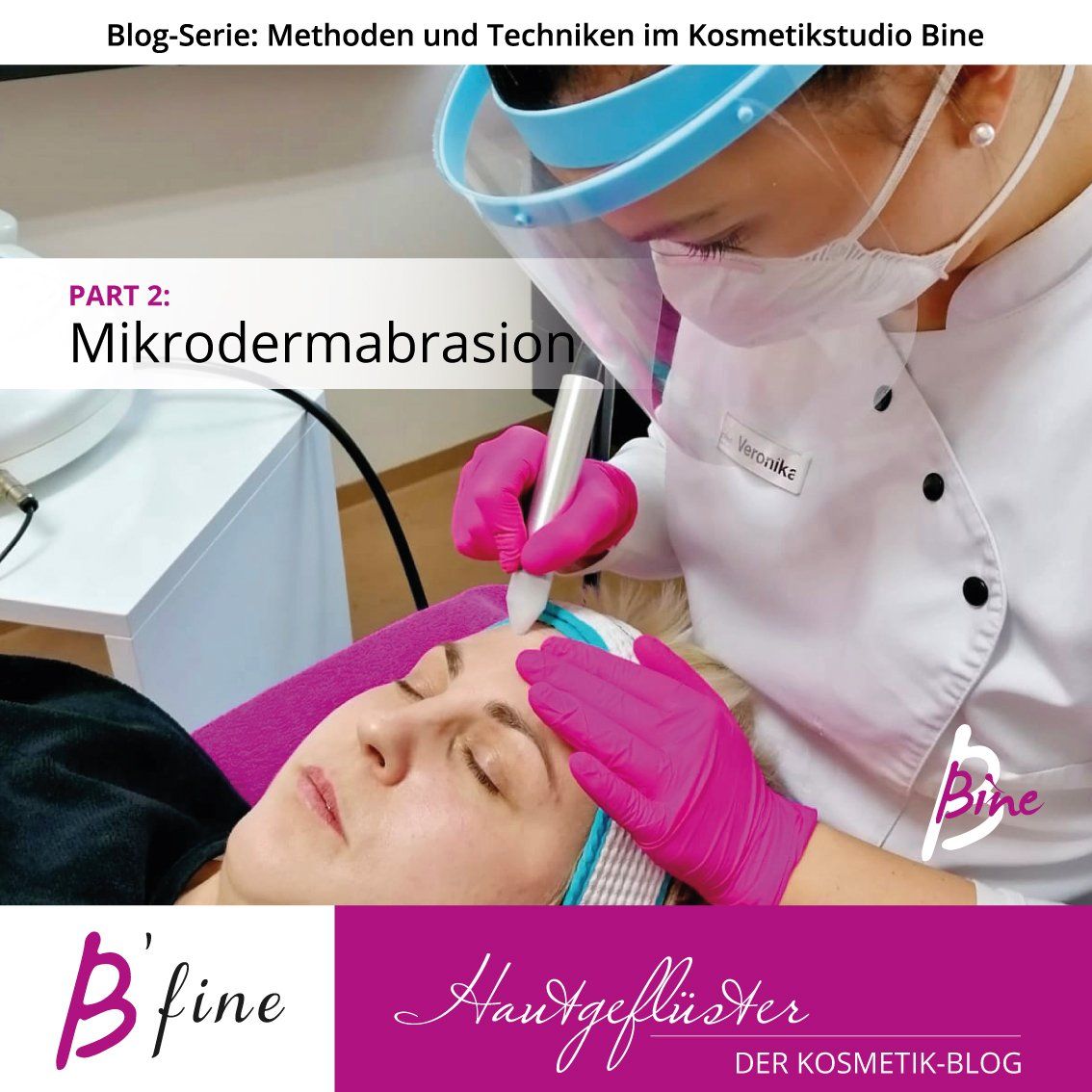 Mikrodermabrasion (MDA) in der Kosmetik Methoden und Techniken im Kosmetikstudio Bine
