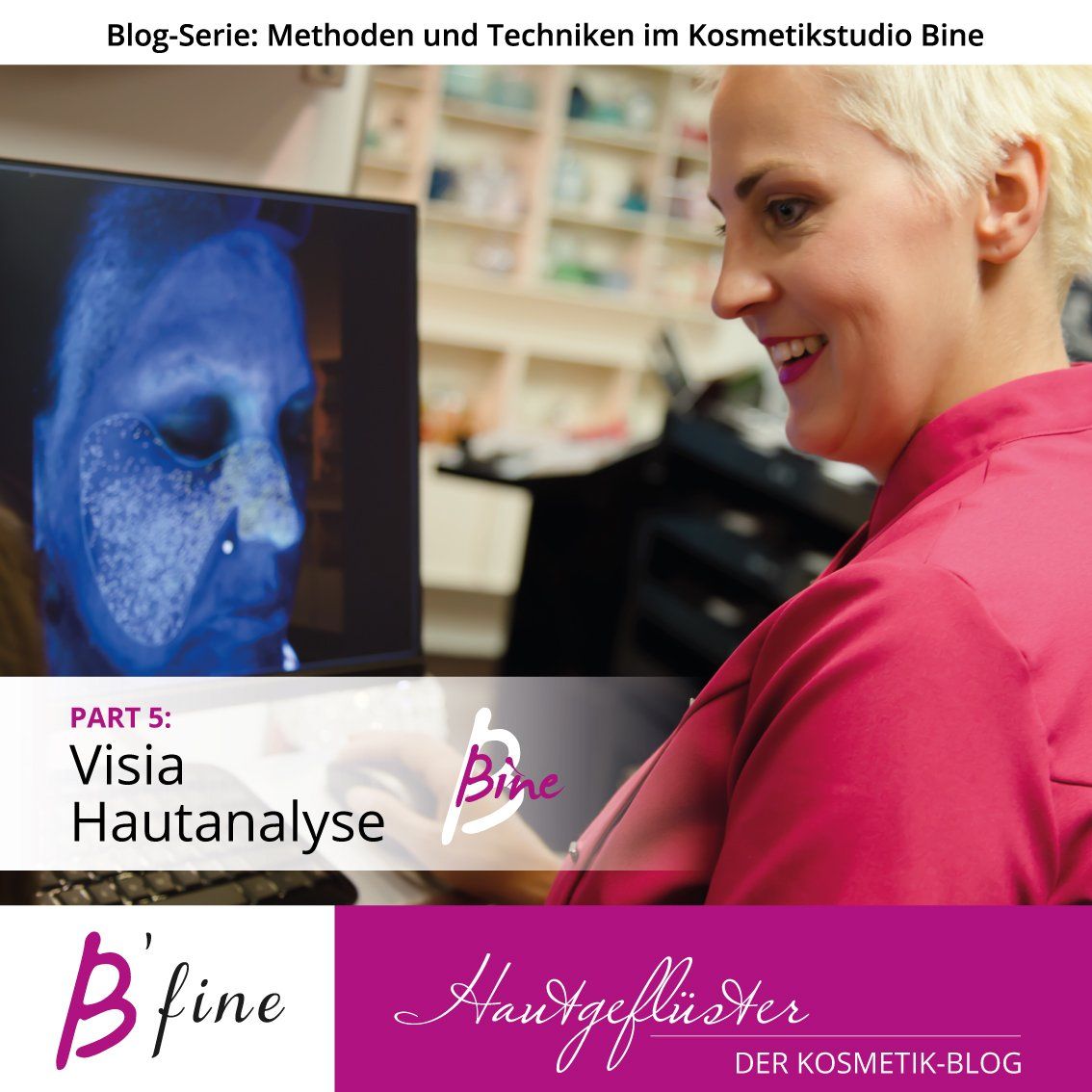 Eine Hautanalyse ist bei einer Erstbehandlung grundsätzlich inklusive und wichtiger Bestandteil unseres gesamten Konzepts. Fortschrittliche Hautanalyse Visia Gen 7 DELUXE