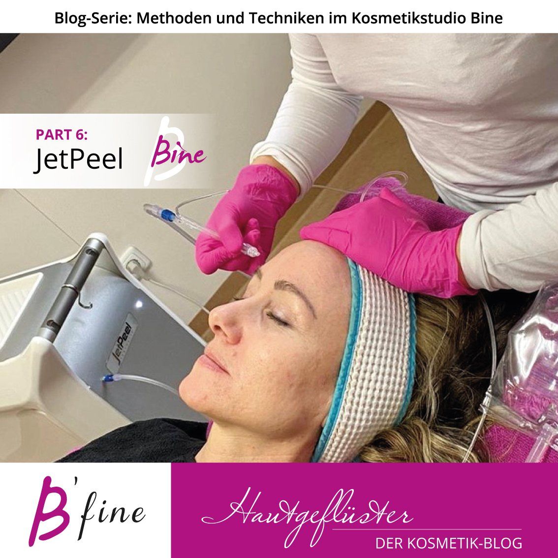 JetPeel - Methoden und Techniken in der Kosmetik JetPeel - Tiefenwirksamkeit - höchst effizient und sicher