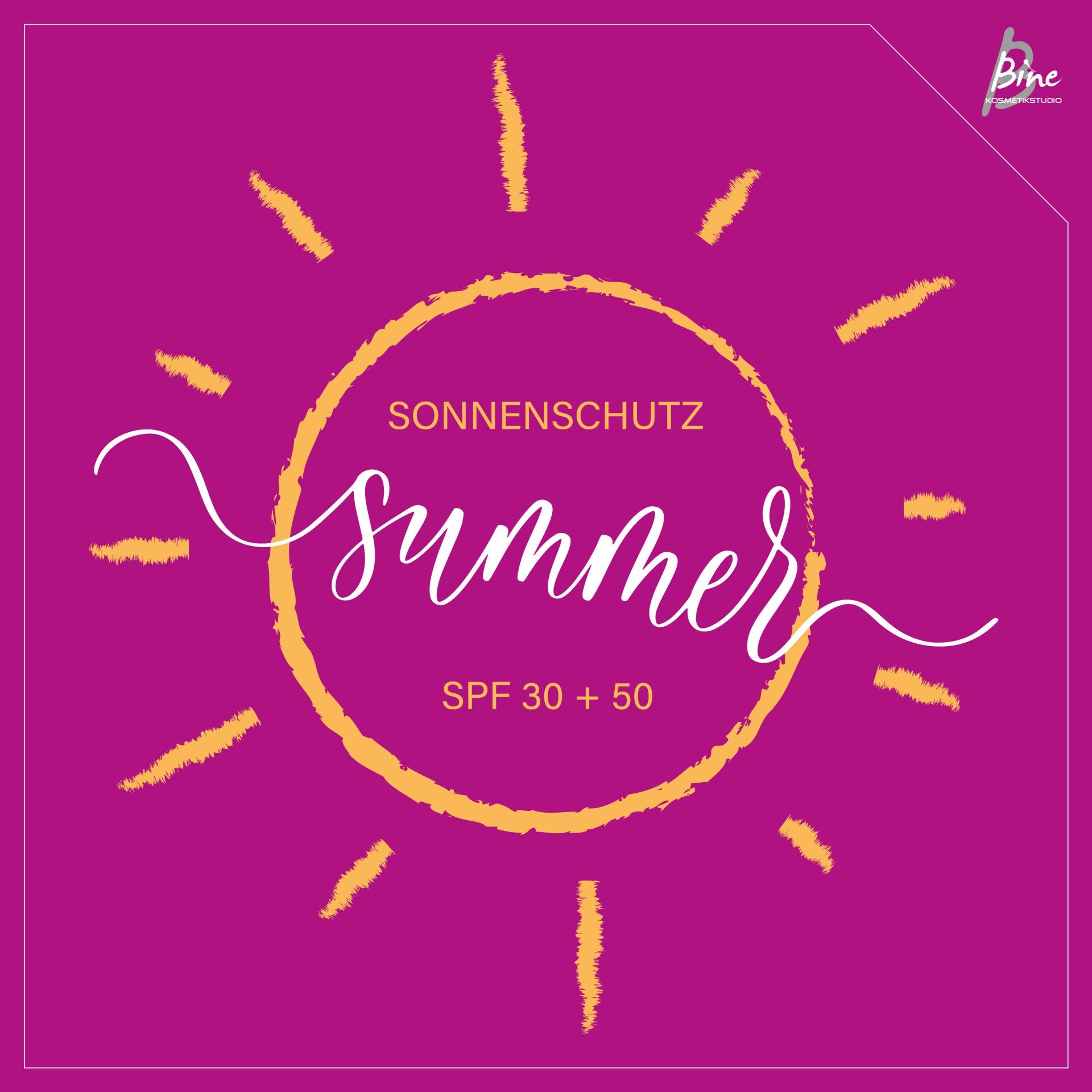 B'fine Sonnenschutz Sonnenschutz: Die Dosis macht's