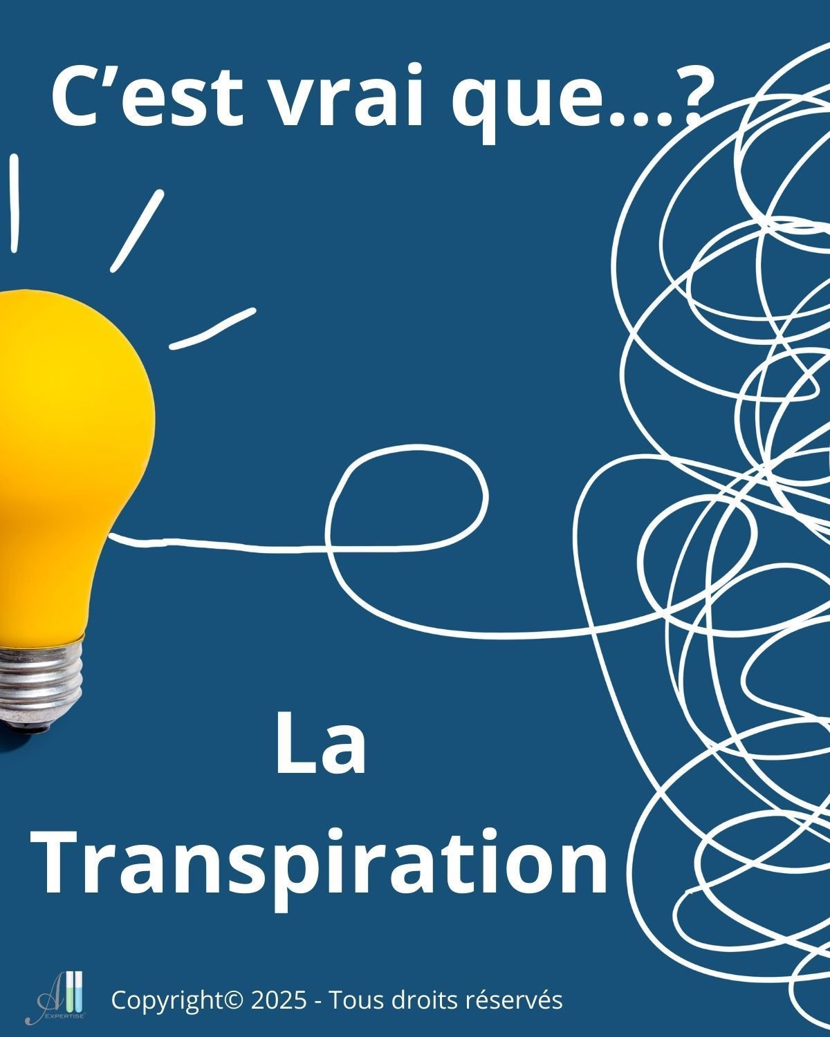 C'est vrai que sur la transpiration