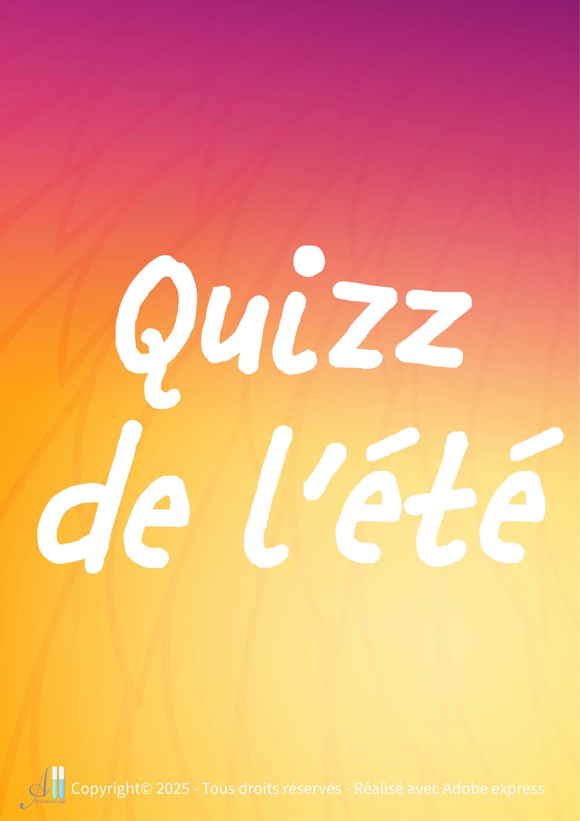 Quizz de l'été