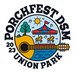 PorchFest DSM 2023 logo