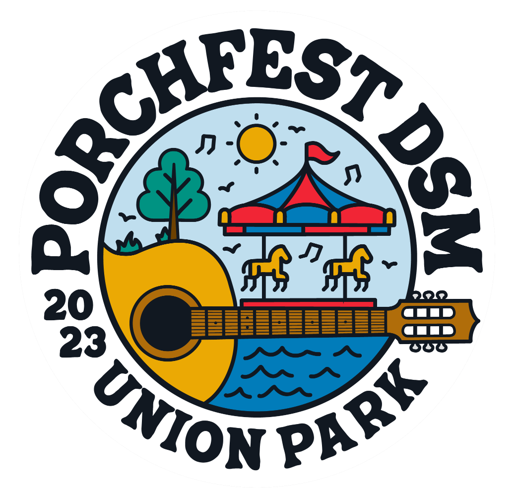 PorchFest DSM 2023 logo