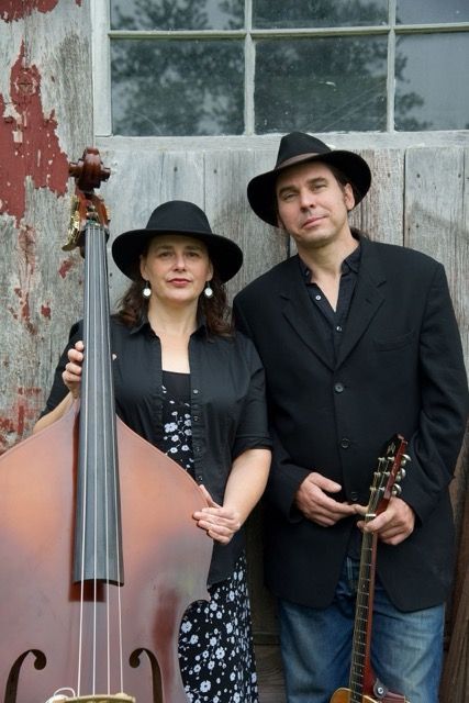 Tom Spielbauer on the left, and April Dirks on the right