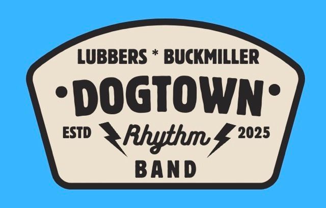 Logo for Dogtown Rhythm Band - Lubbers + Buckmiller, estd 2025
