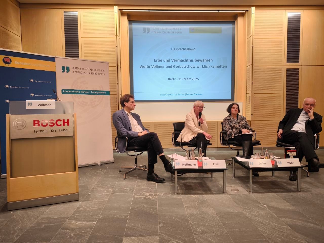 Martin Hoffmann, Petra Ehrler, Daniela Dahn, Alexander Rahr