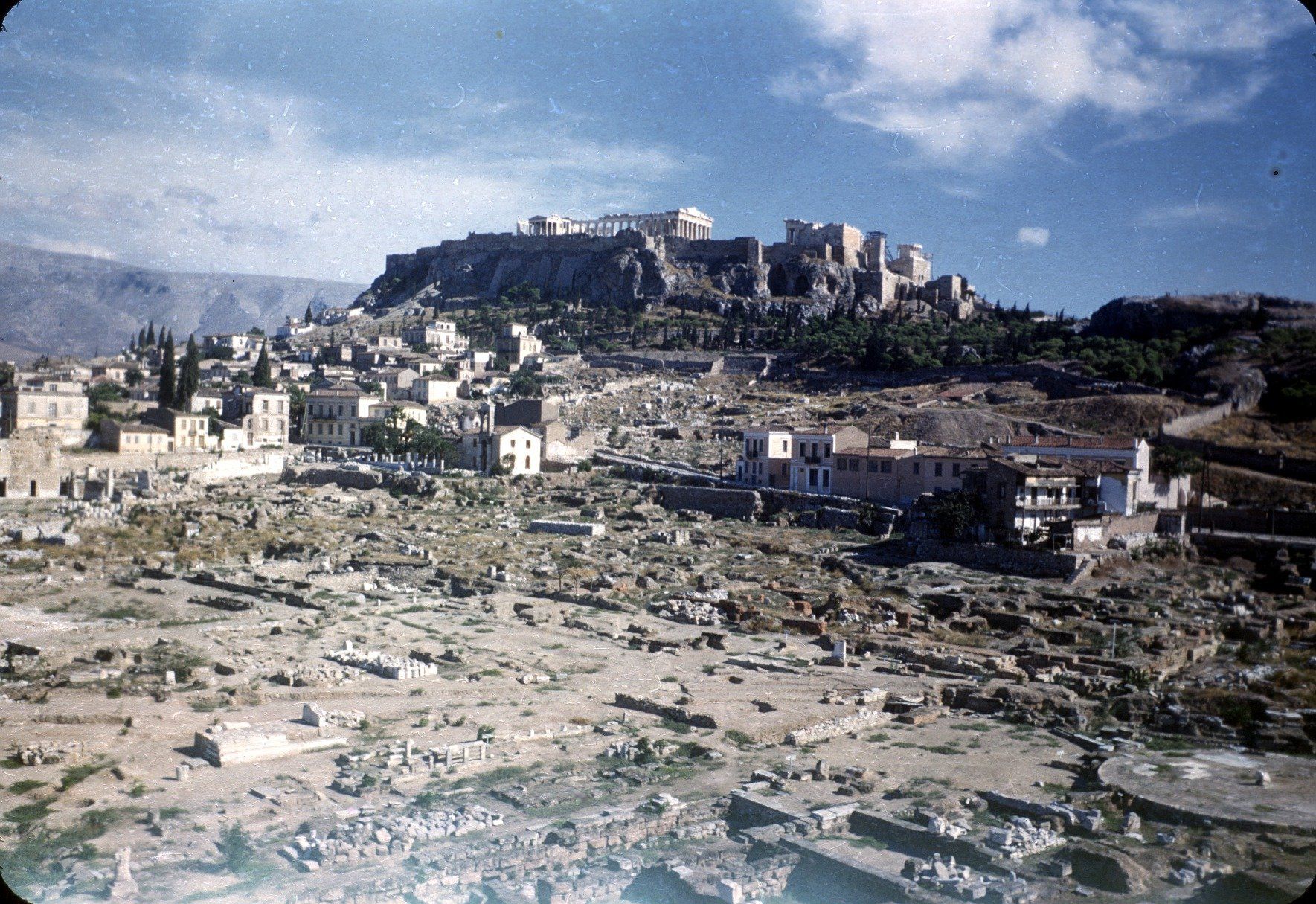 Die Agora von Athen 1951