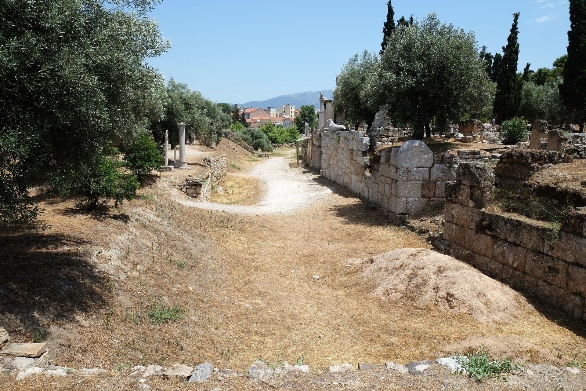 Der Kerameikos Friedhof Athen