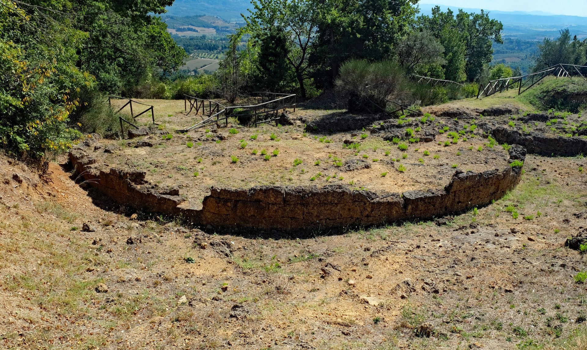 Pianacce-Nekropole in Sarteano