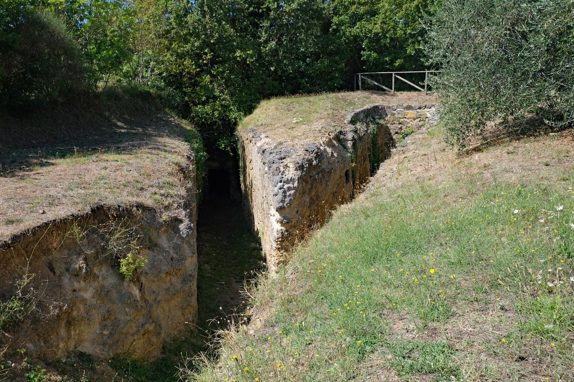 Pianacce-Nekropole in Sarteano
