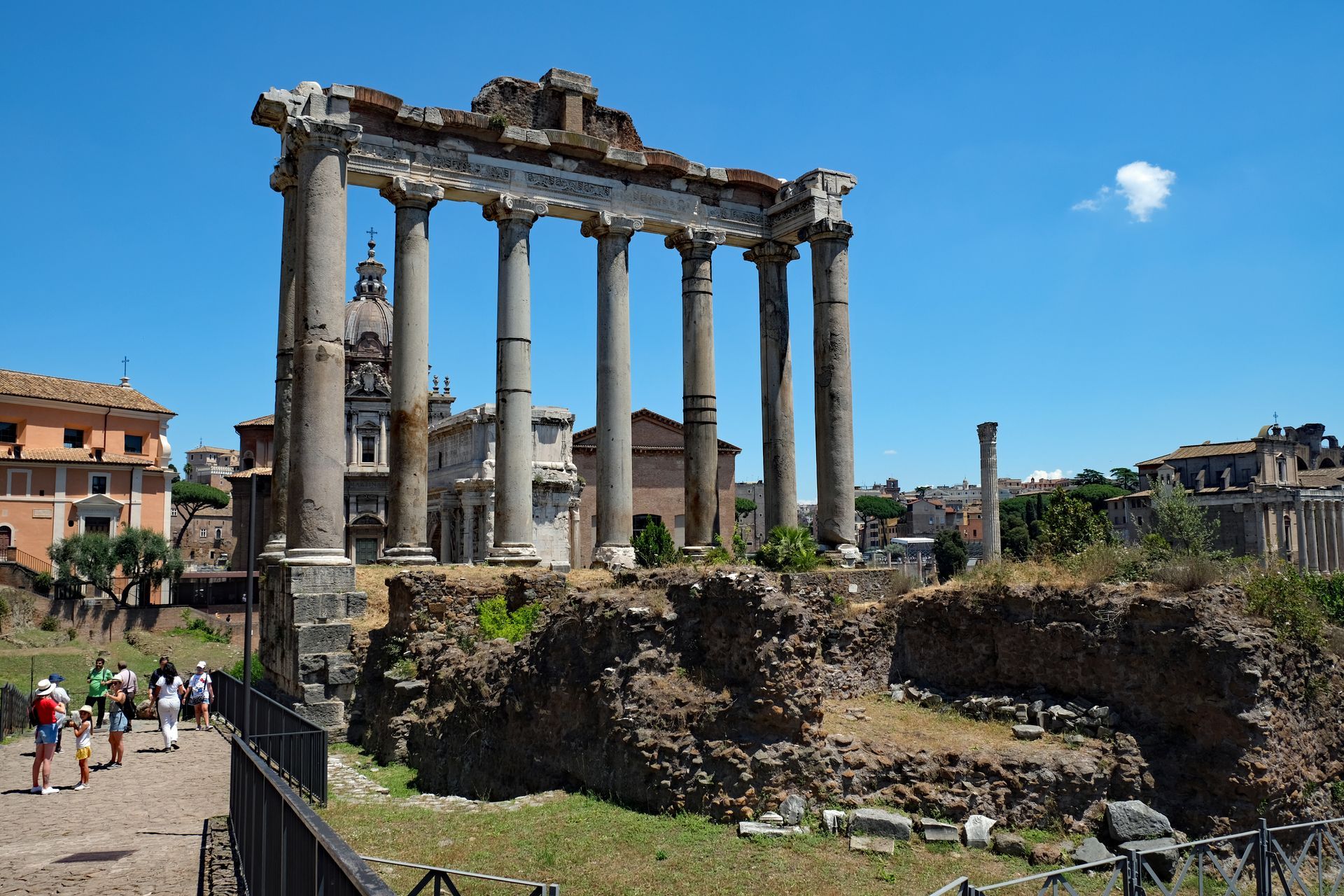 Tempel des Saturn - Forum Romanum