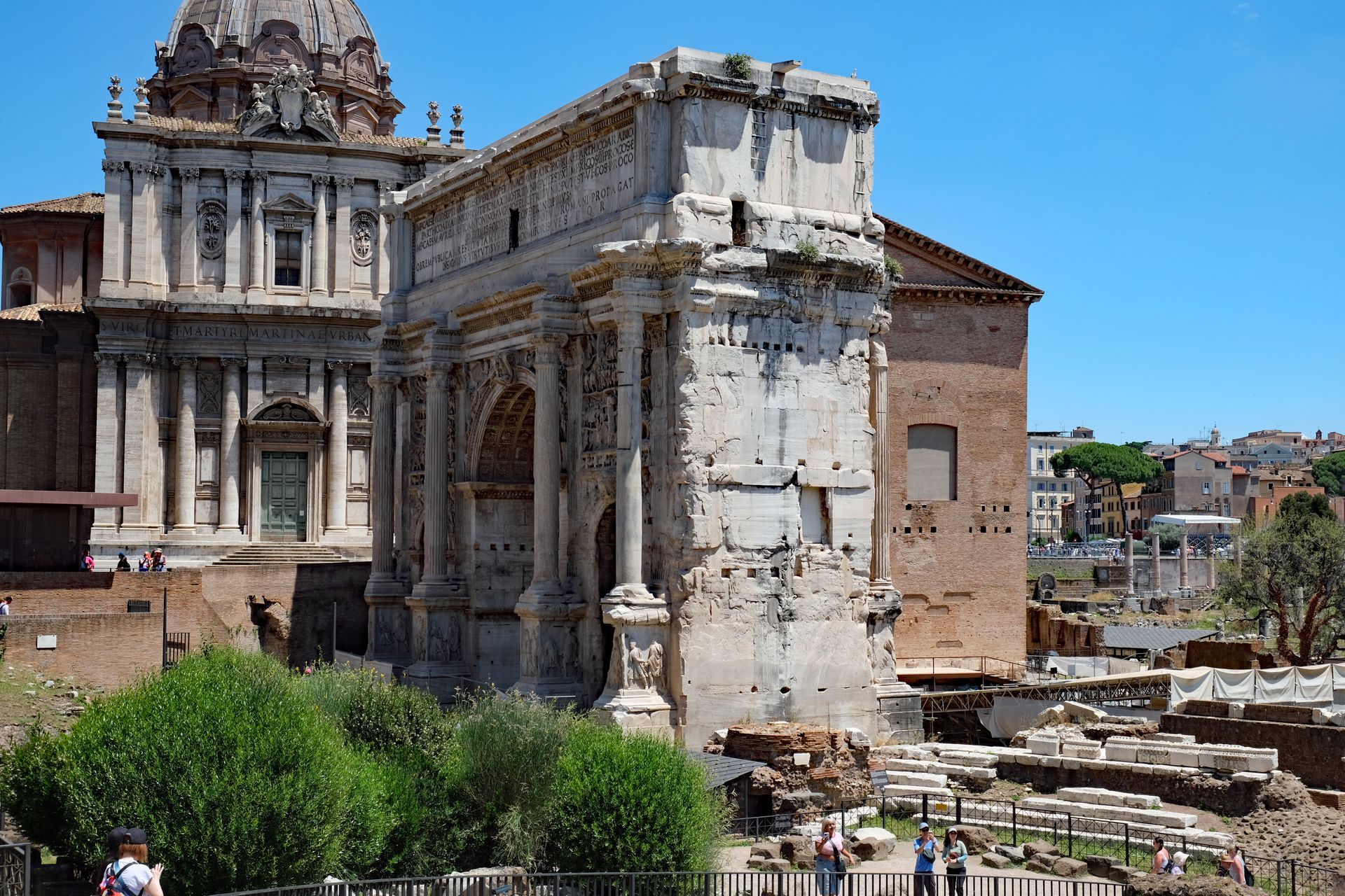 Septimius Severus-Bogen - Forum Romanum
