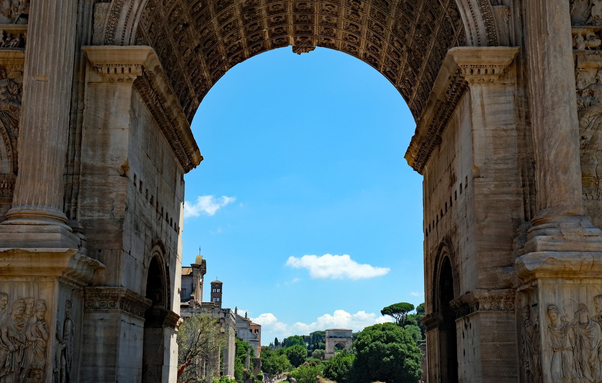Septimius Severus-Bogen - Forum Romanum