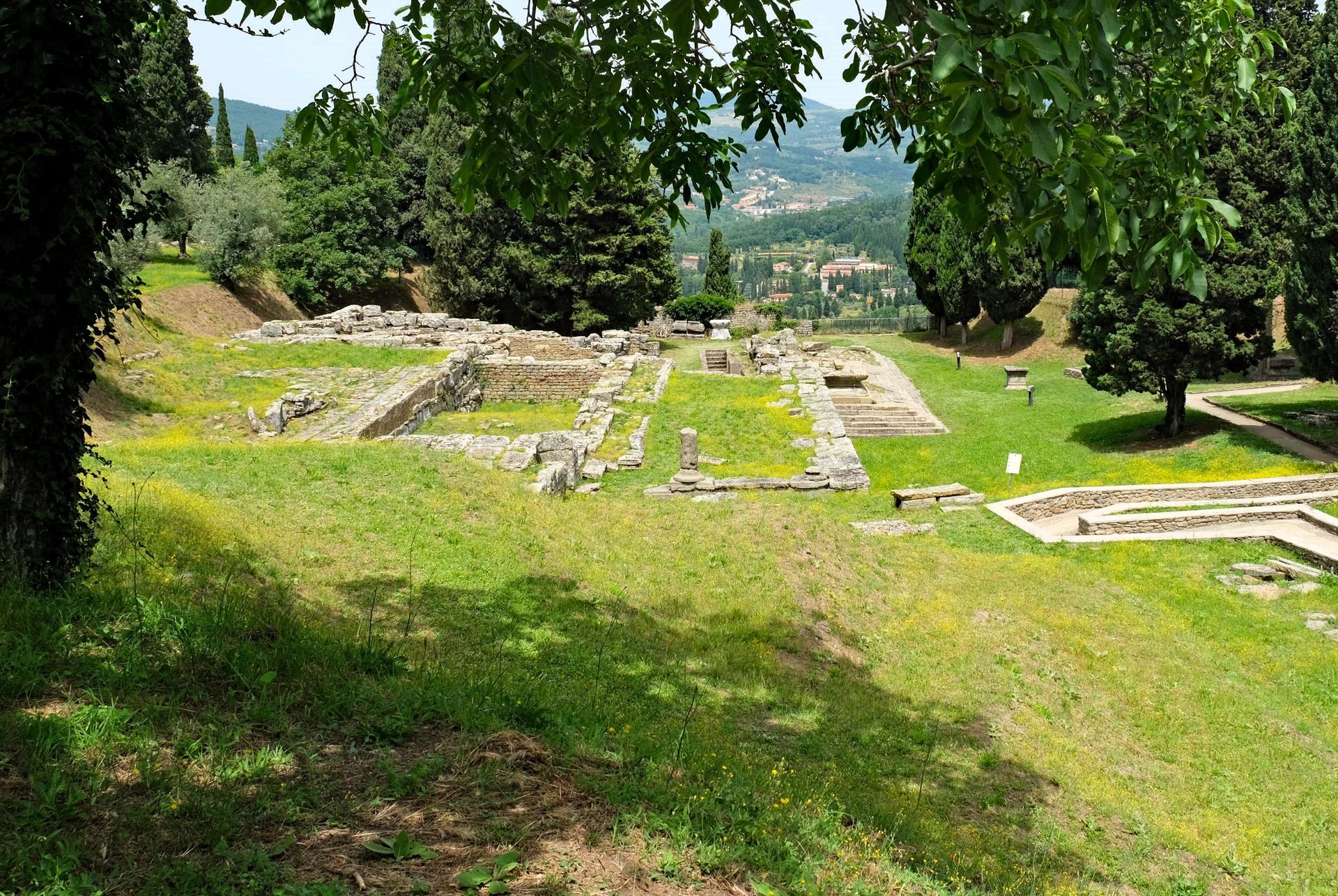etrusko-römischer Tempel in Fiesole