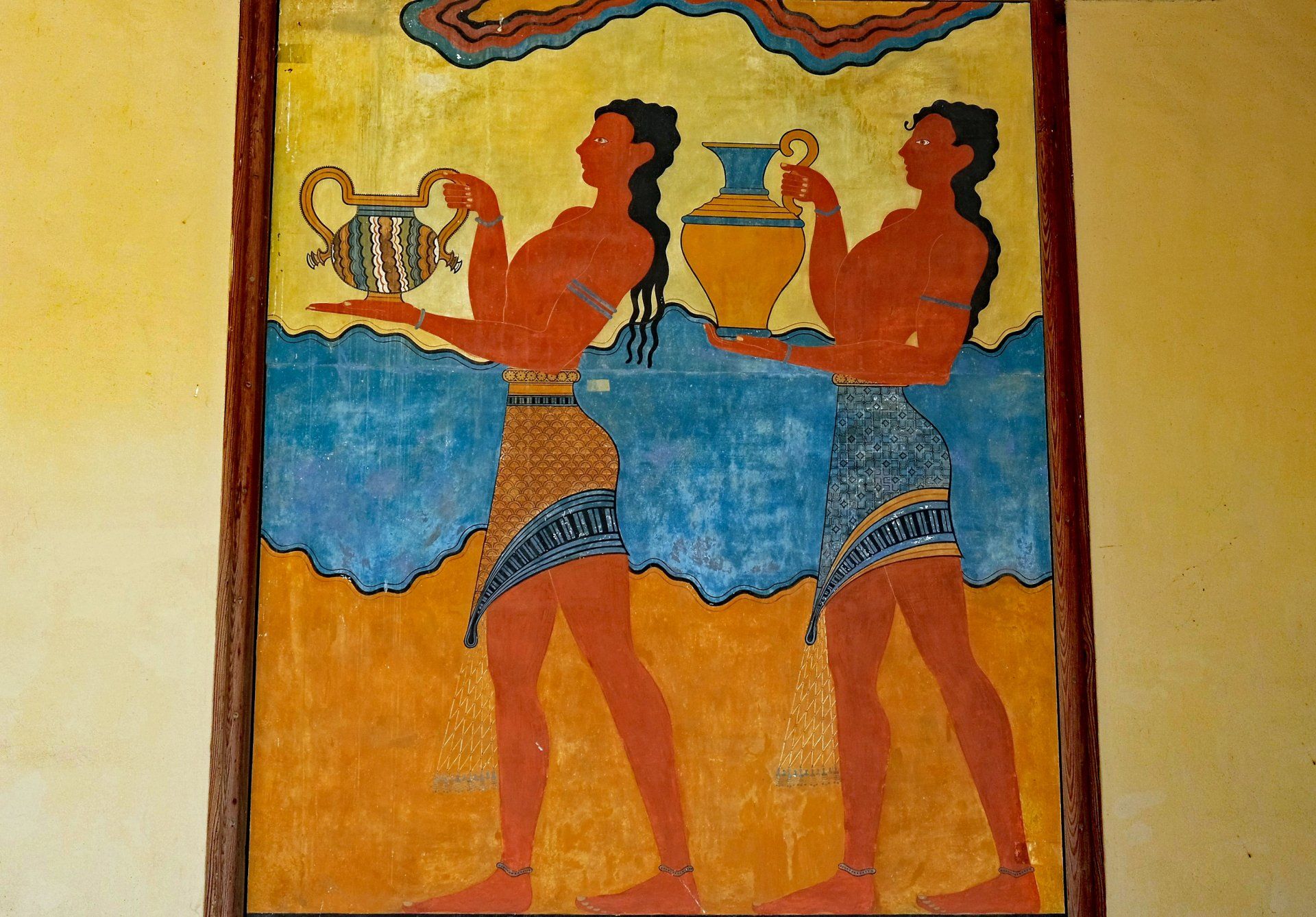 Knossos Südpropyläen Prozessionsfresko