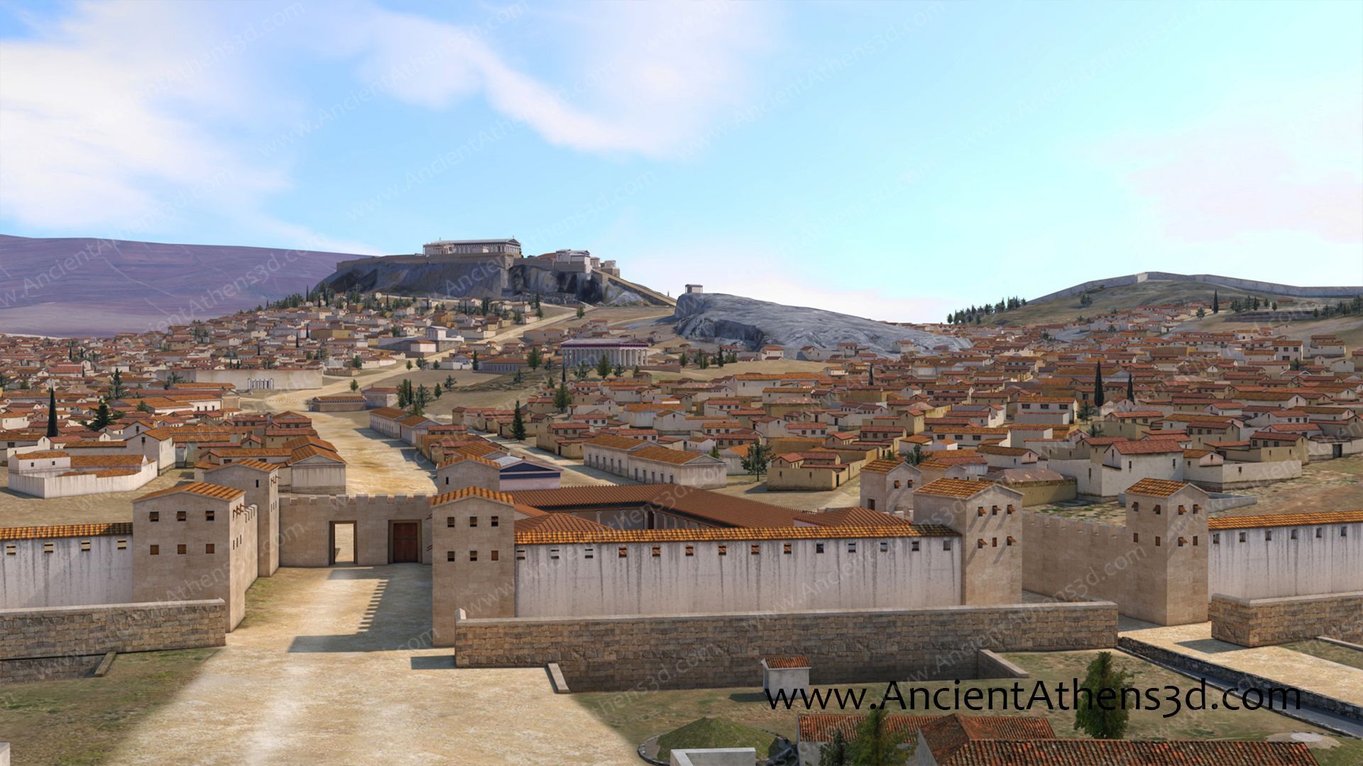 © Bild: Dimitrios Tsalkanis: ancientathens3d.com