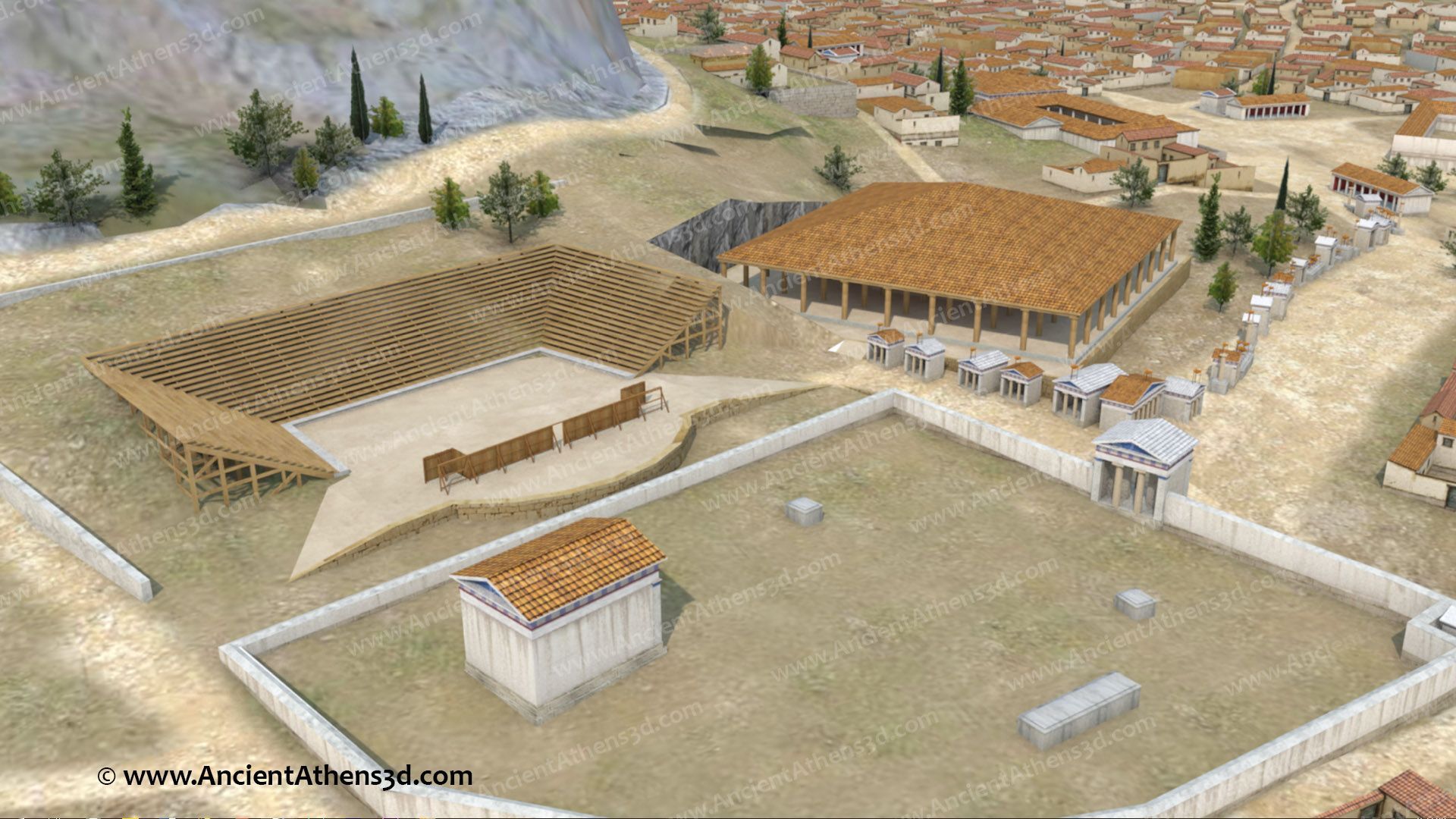 © Bild: Dimitrios Tsalkanis: ancientathens3d.com