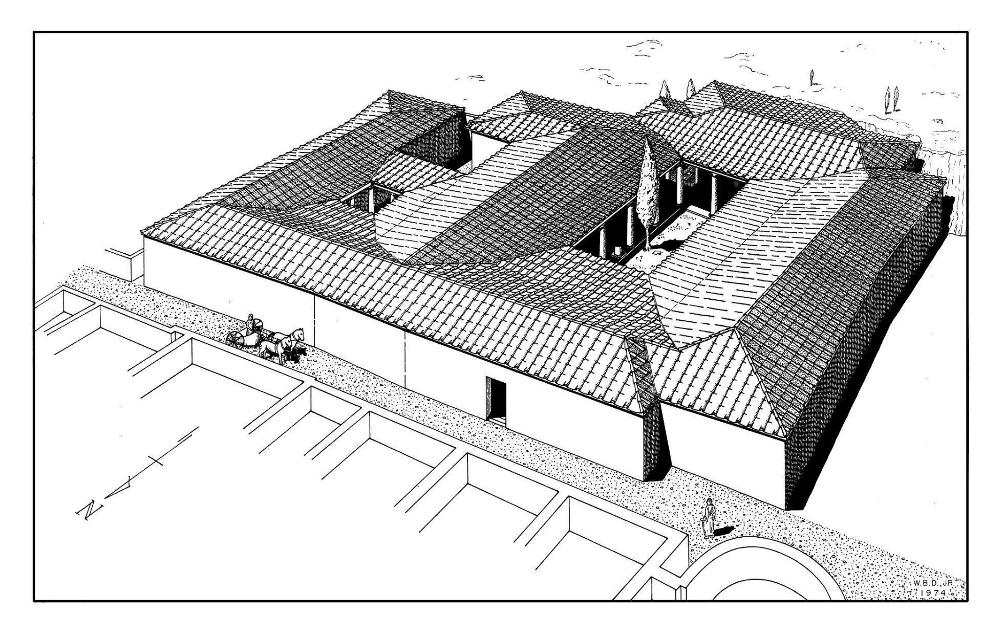 Bild: ASCSA Digital Collections. American School of Classical Studies at Athens: Agora Excavations Omega House Agora Athen