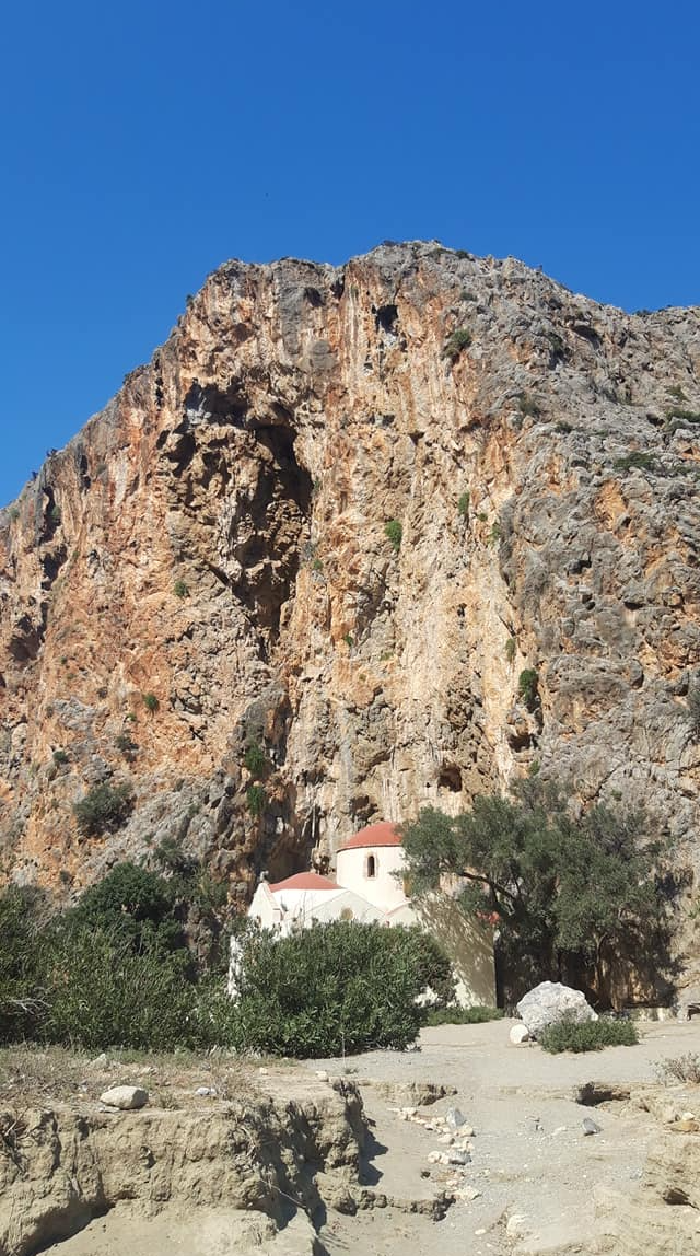 Kapelle in der Agiofarago-Schlucht Kapelle in der Schlucht Agiofarago