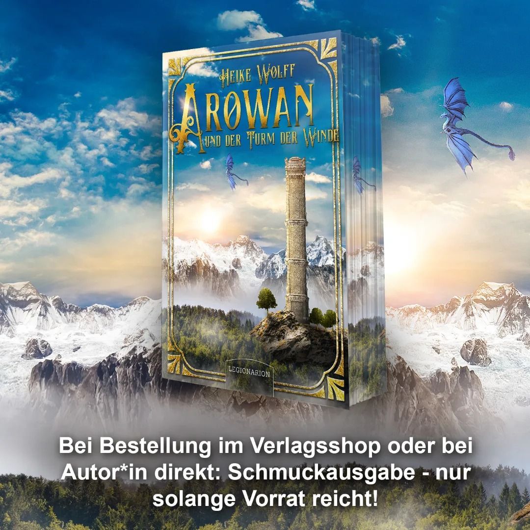 Schmuckausgabe mit Farbschnitt von Arowan und der Turm der Winde