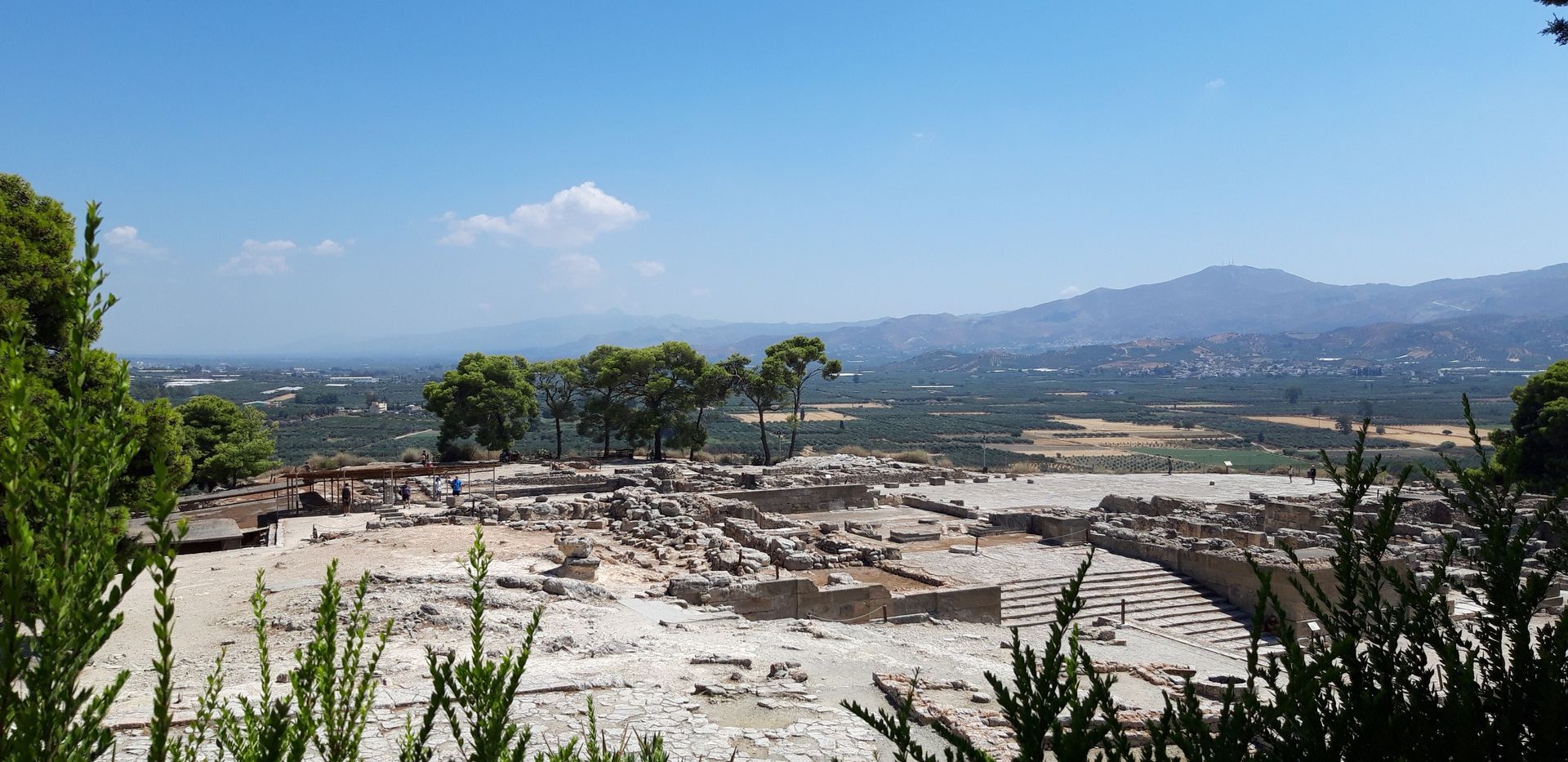 Phaistos - Ansicht der Ausgrabung