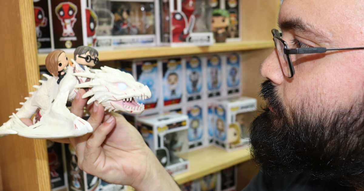 Jose Julian Perez coleccionista de Funko Pop