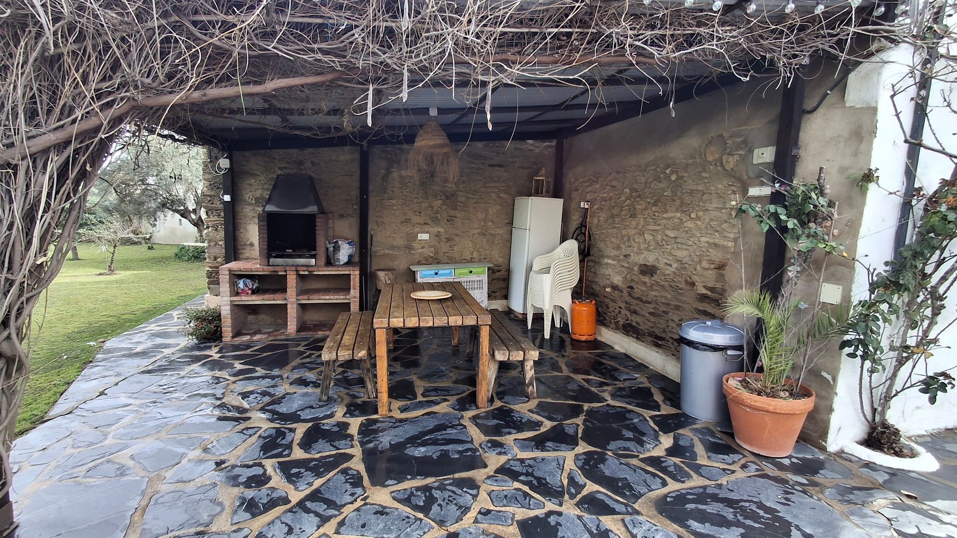 Barbacoa y segundo frigorífico frigorífico