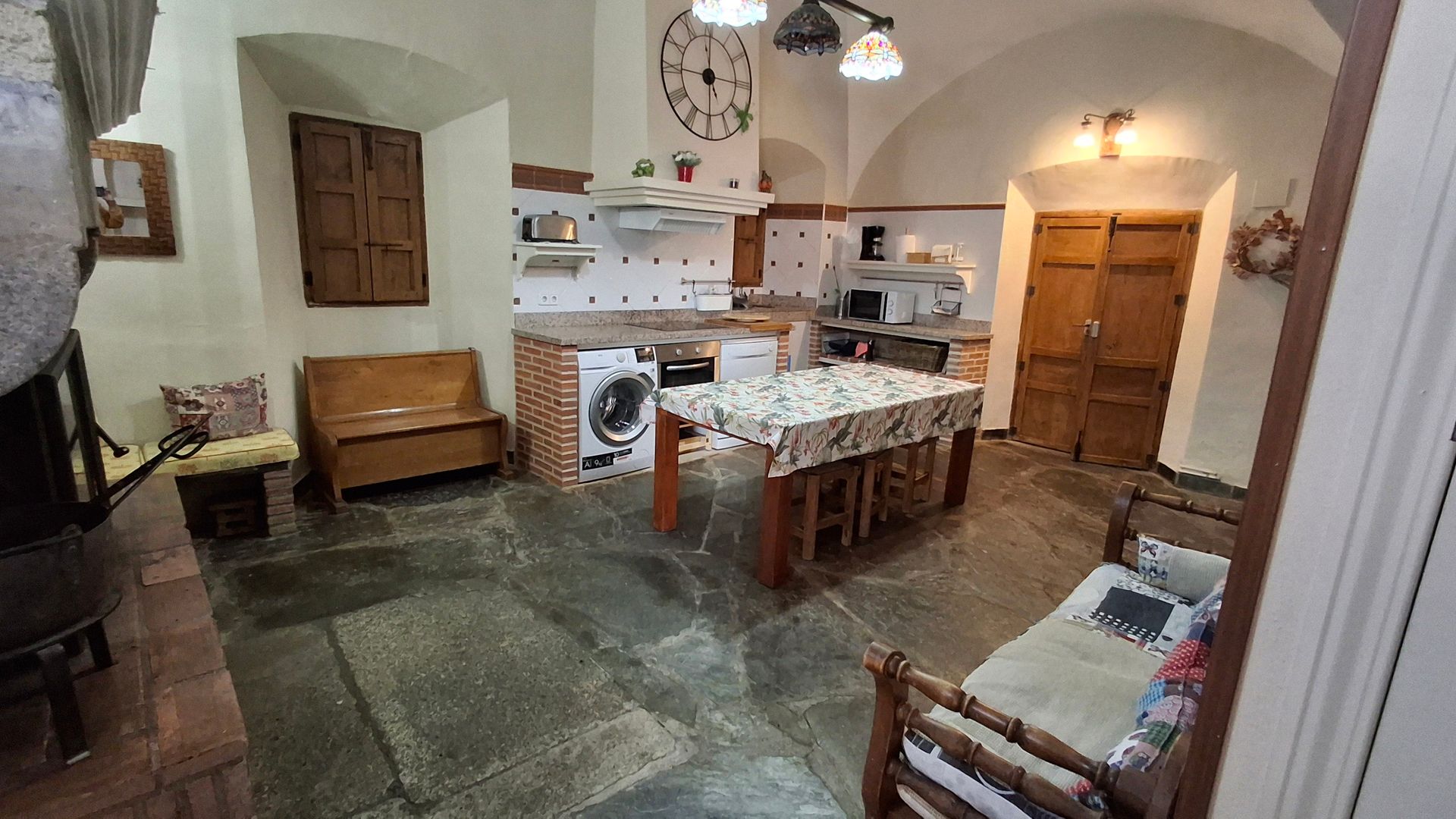 Vista de la cocina desde el salón