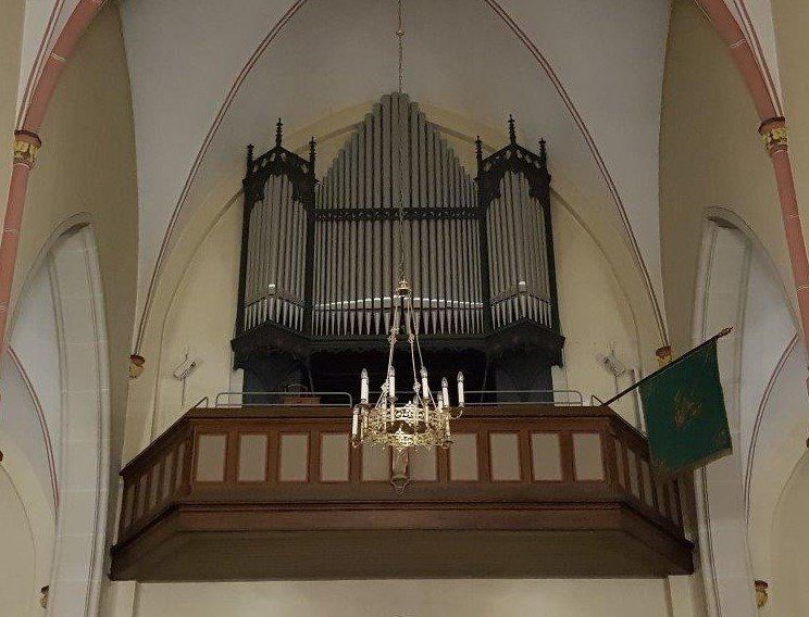 Die Orgel der Odendorfer Pfarrkirche St. Petrus und Paulus (Foto: Nicole Prinz)