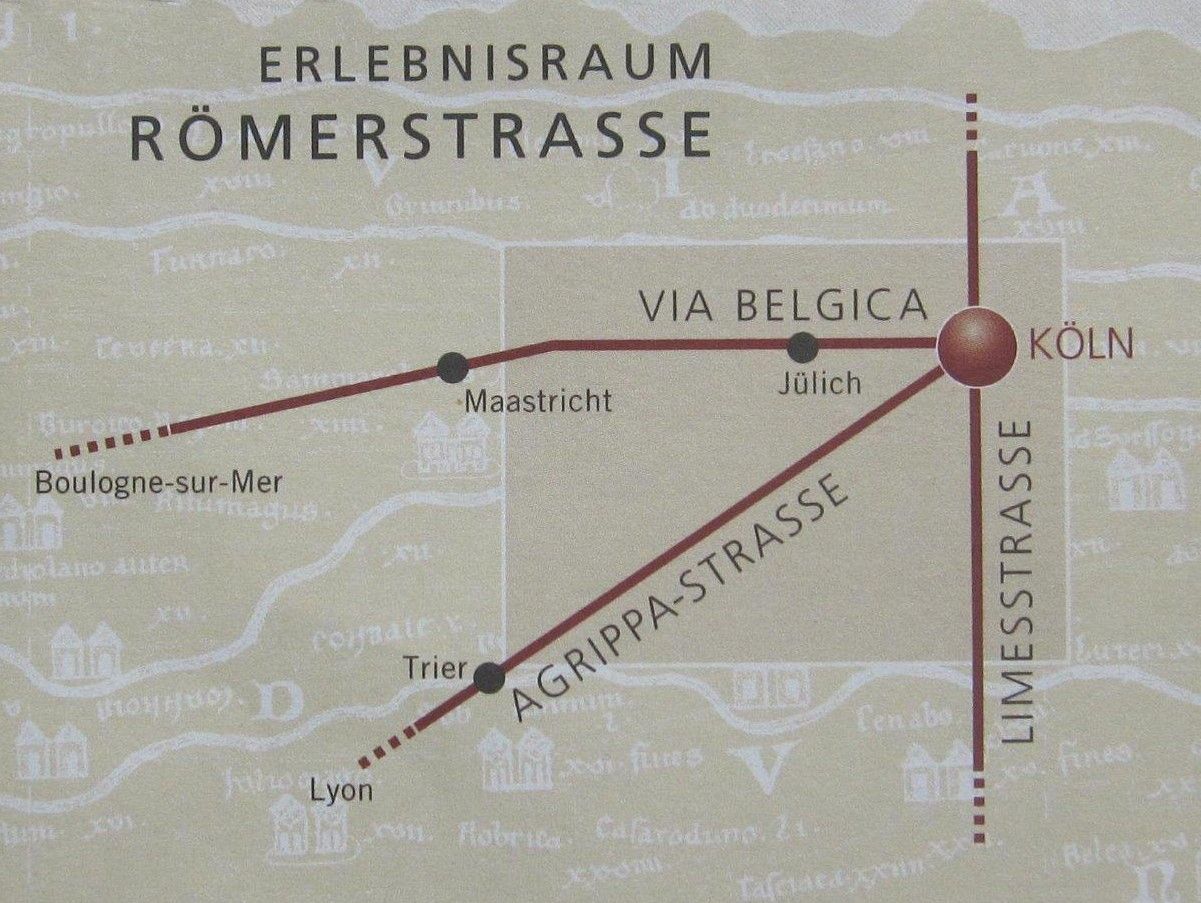 Quelle: Faltblatt Erlebnisraum Römerstraße (Hrsg. EuRegionale 2008 in Kooperation mit dem Landschaftsverband Rheinland)