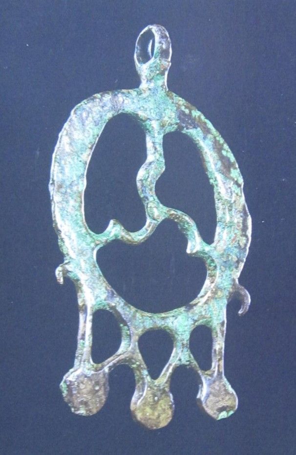 Keltischer Pferdegeschirranhänger, 1. Jh. v. Chr., Fundort: Inden, Kreis Düren (LVR-LandesMuseum Bonn, Foto: J. Vogel)