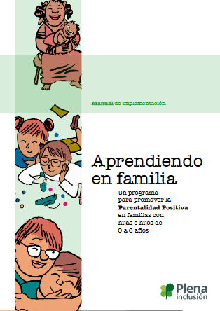 Capa do livro Aprendendo em Família. Inclusão Total