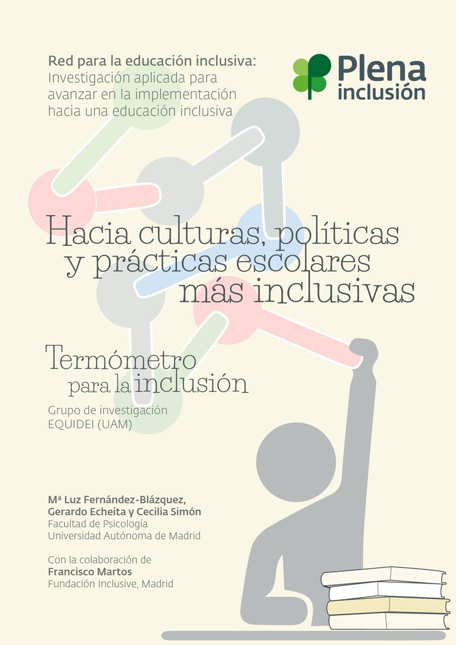 Portada texto Hacia culturas, políticas y prácticas más inclusivas. Plena inclusión